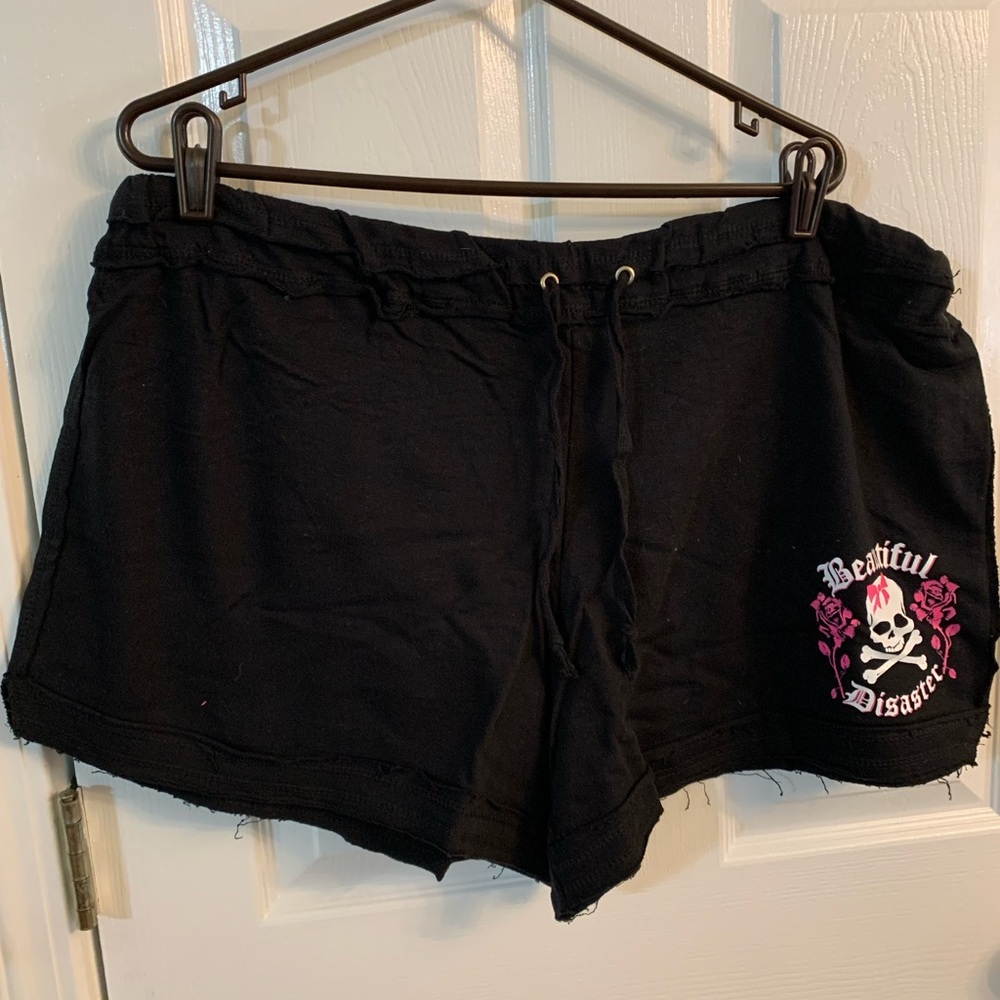 Beautiful Disaster Women's Black Shorts